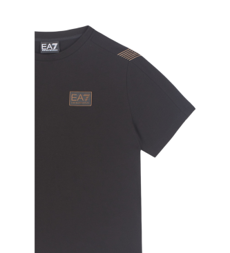 EA7 Regular fit T-shirt sort