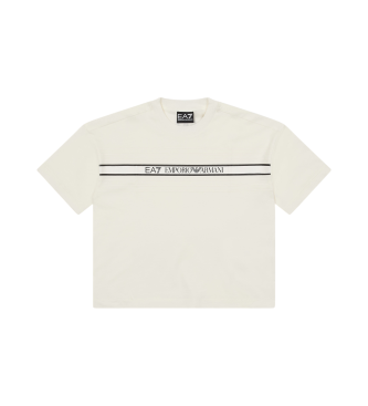 EA7 Logo Series crew neck t-shirt white