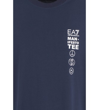 EA7 T-shirt Pat navy