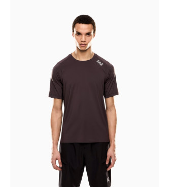 EA7 Majica Dynamic Athlete rjave barve