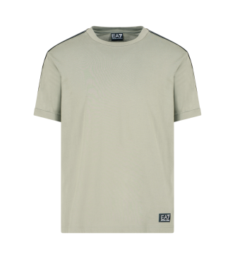 EA7 Maglietta con logo grigio