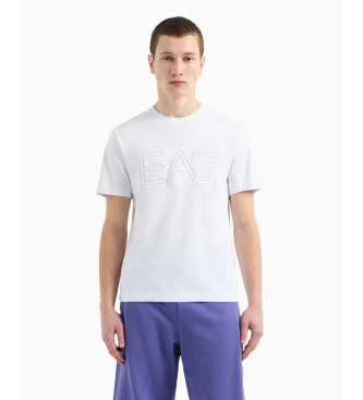 EA7 Camiseta Logo Series blanco