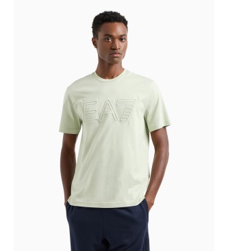EA7 Logo Serie T-shirt groen