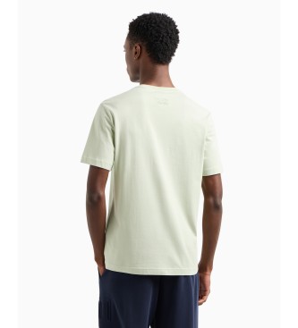 EA7 Logo Serie T-shirt groen