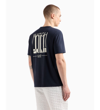 EA7 Tennis Club marinbl T-shirt
