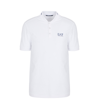 EA7 Witte slim fit polo
