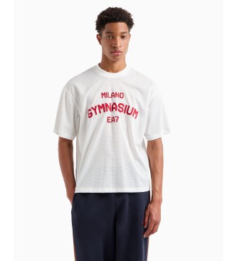 EA7 Camiseta Fresh Logo blanco