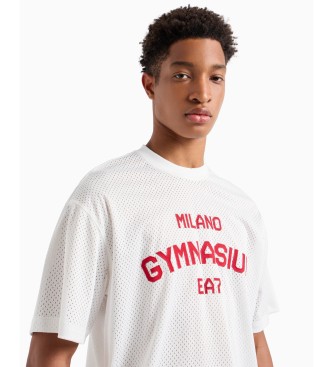 EA7 Camiseta Fresh Logo blanco