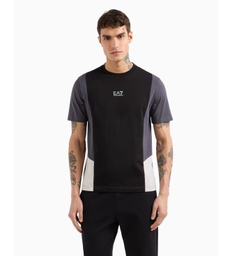 EA7 Regular fit T-shirt sort