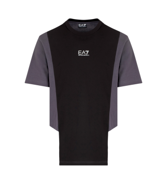 EA7 Regular fit T-shirt sort