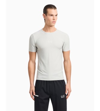 EA7 Dynamic Athlete T-Shirt aus technischem Gewebe Vigort7 grau