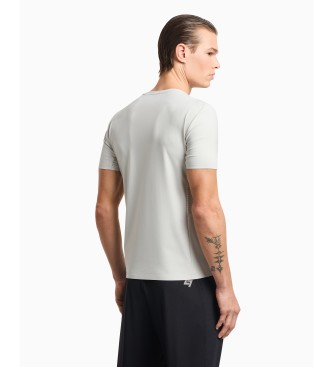 EA7 T-shirt Dynamic Athlete en tissu technique Vigort7 gris