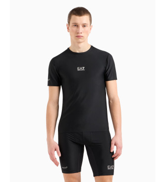 EA7 Dynamic Athlete T-shirt in Vigor7 technical fabric black