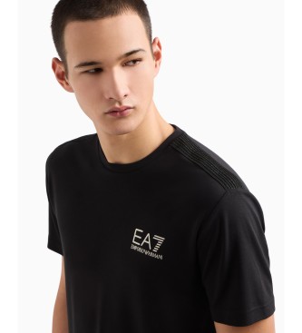 EA7 Maglietta nera Gold Label