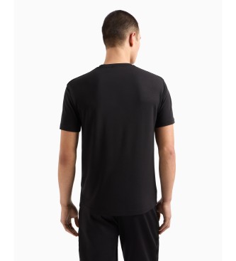 EA7 Maglietta nera Gold Label