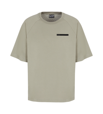 EA7 T-shirt em camisola de algodo verde