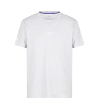EA7 T-shirt Dynamic Athlete in tessuto tecnico Ventus7 bianco