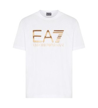 EA7 Maglietta bianca con logo grande