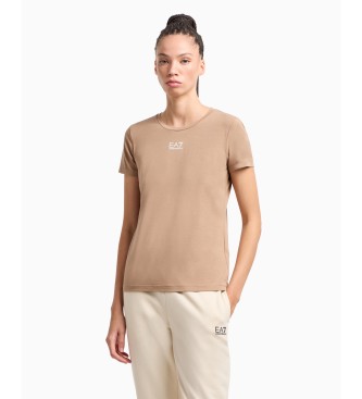 EA7 Logo Series T-shirt brown