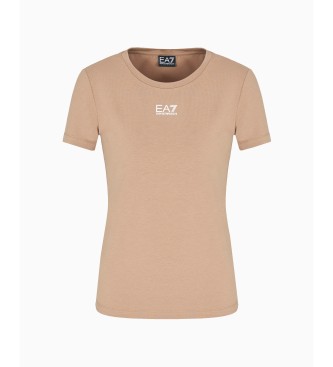 EA7 Logo Series T-shirt brown