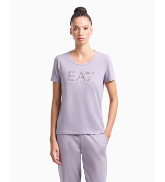 EA7 Logo Series T-shirt lilac