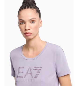 EA7 Logo Series T-shirt lilac