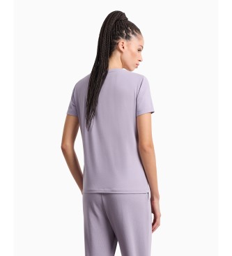 EA7 Logo Series T-shirt lilac