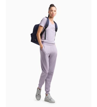 EA7 Logo Series T-shirt lilac
