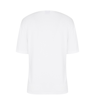 EA7 Camiseta de Modal y Viscosa blanco