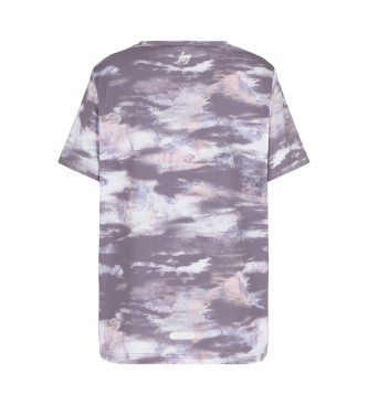 EA7 T-shirt Dynamic Athlete em tecido tcnico Ventus7, roxo