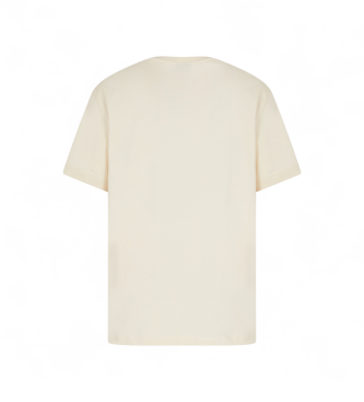 EA7 Regular Fit beife T-shirt