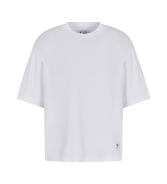 EA7 Camiseta relajada blanco