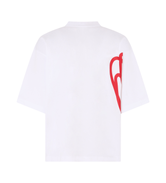 EA7 White relaxed t-shirt