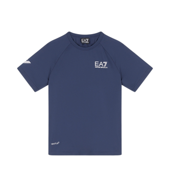 EA7 Tennis Pro Boy T-shirt en tissu technique VENTUS7 navy  