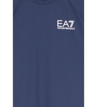 EA7 Tennis Pro Boy T-shirt en tissu technique VENTUS7 navy  