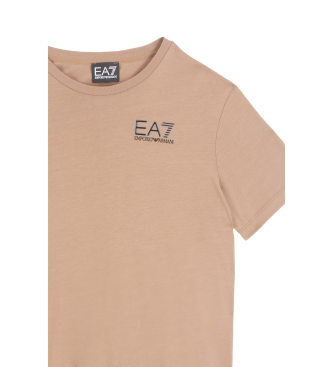 EA7 T-shirt de manga curta Core Identity castanha