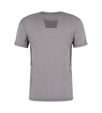 EA7 T-shirt Dynamic Athlete  col ras du cou en tissu technique VIGOR7 gris