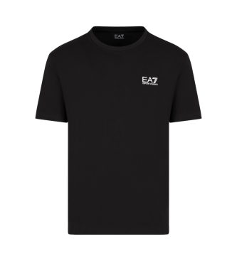 EA7 Core Identity short sleeve T-shirt in Pima cotton black