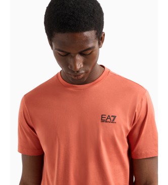 EA7 Core Identity Pima orange T-shirt