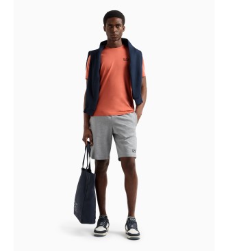 EA7 Core Identity Pima orange T-shirt