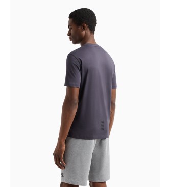 EA7 Core Identity T-shirt in Pima cotton grey