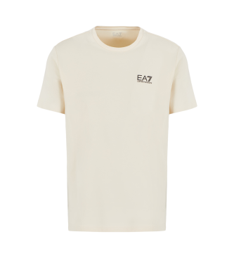 EA7 Kortrmet slim fit beige t-shirt