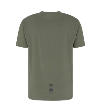 EA7 Kurzrmeliges T-Shirt mit schmaler Passform grn