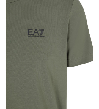 EA7 Kurzrmeliges T-Shirt mit schmaler Passform grn