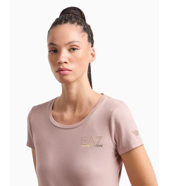 EA7 T-shirt Evolution cor-de-rosa