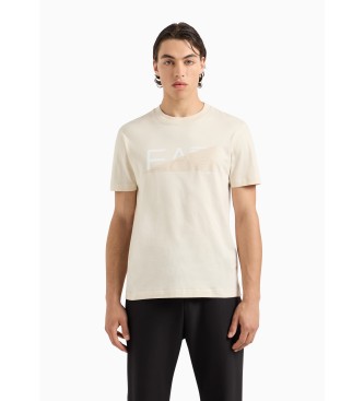 EA7 T-shirt  col ras du cou Graphic Series blanc