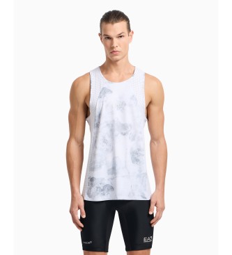 EA7 Dynamic Athlete tanktop i teknisk Vigor7-stof, hvid