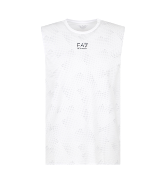 EA7 T-shirt de tecido tcnico Tennis Pro Ventus7 branco