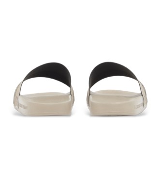 EA7 Beige Tape Slide Badeschlappen