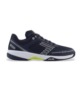 EA7 Scarpe da tennis in argilla blu navy